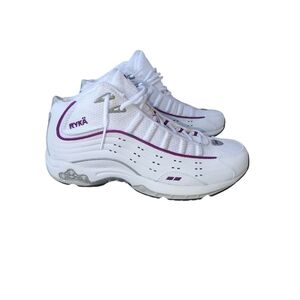 Ryka Women's White and Purple Athletic Shoes